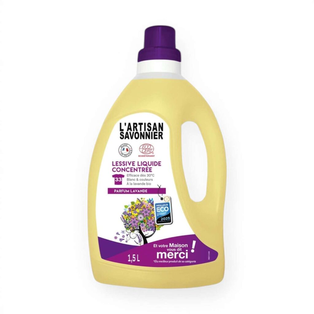 Lessive Liquide Concentrée 1.5l Artisan Savonnier