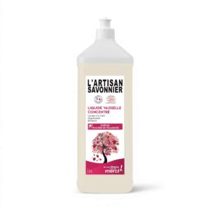 LIQUIDE VAISSELLE CONCENTRE 1L VINAIGRE FRAMBOISE ARTISAN SAVONNIER