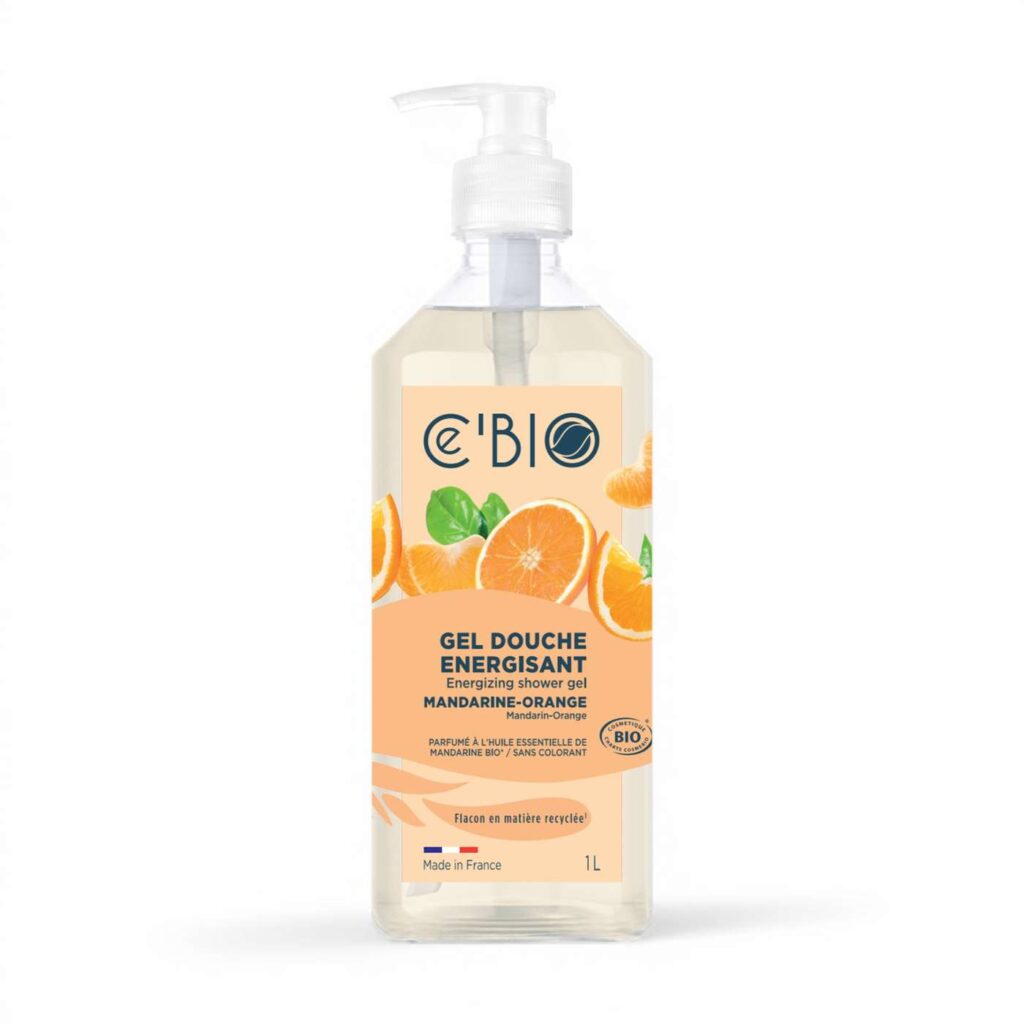 BAIN DOUCHE AGRUMES MANDARINE ORANGE 1L C BIO
