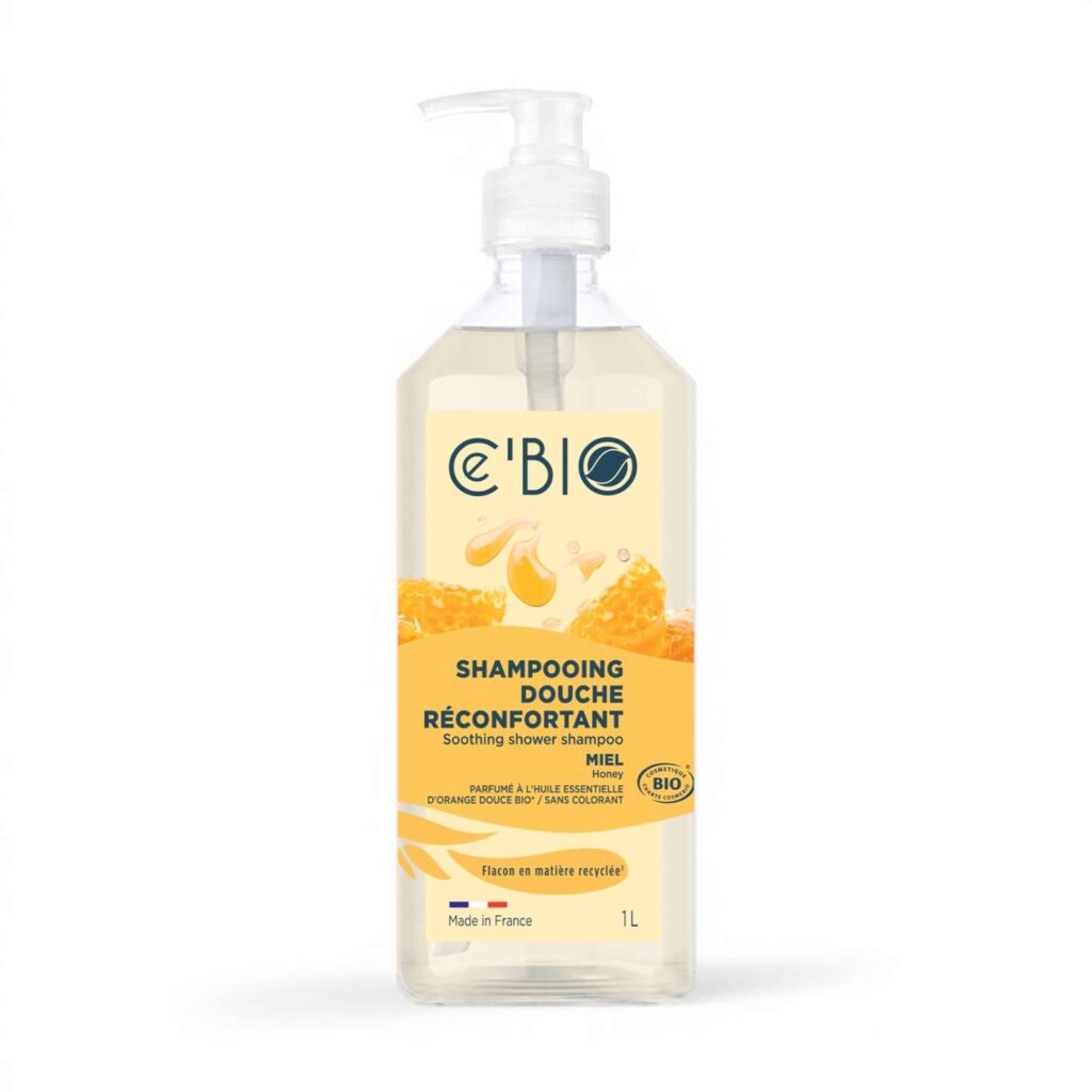 SHAMPOOING DOUCHE MIEL 1L C BIO