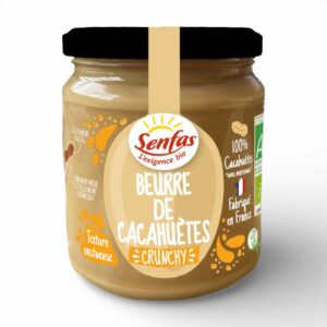 BEURRE DE CACAHUETES CRUNCHY 300GR SENFAS