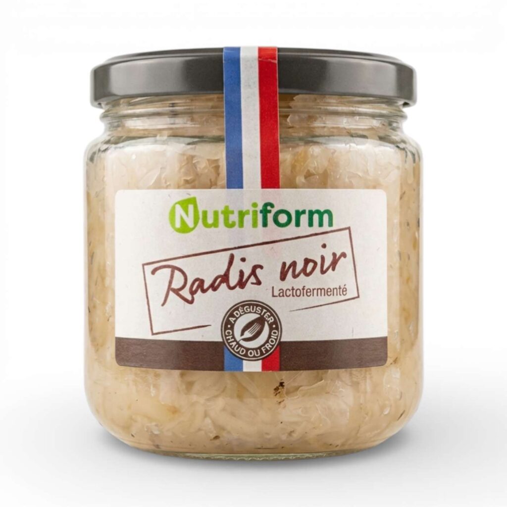 Radis noir lacto-fermenté 380 g Nutriform