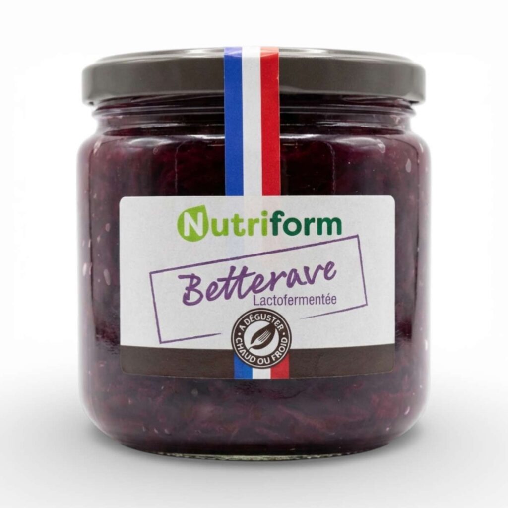BETTERAVES ROUGES LACTO-FERMENTEES 380G NUTRIFORM