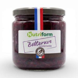 BETTERAVES ROUGES LACTO-FERMENTEES 380G NUTRIFORM