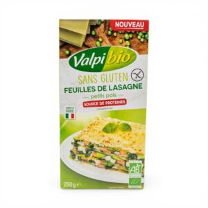 Feuilles de lasagne petits pois 250 g Valpibio