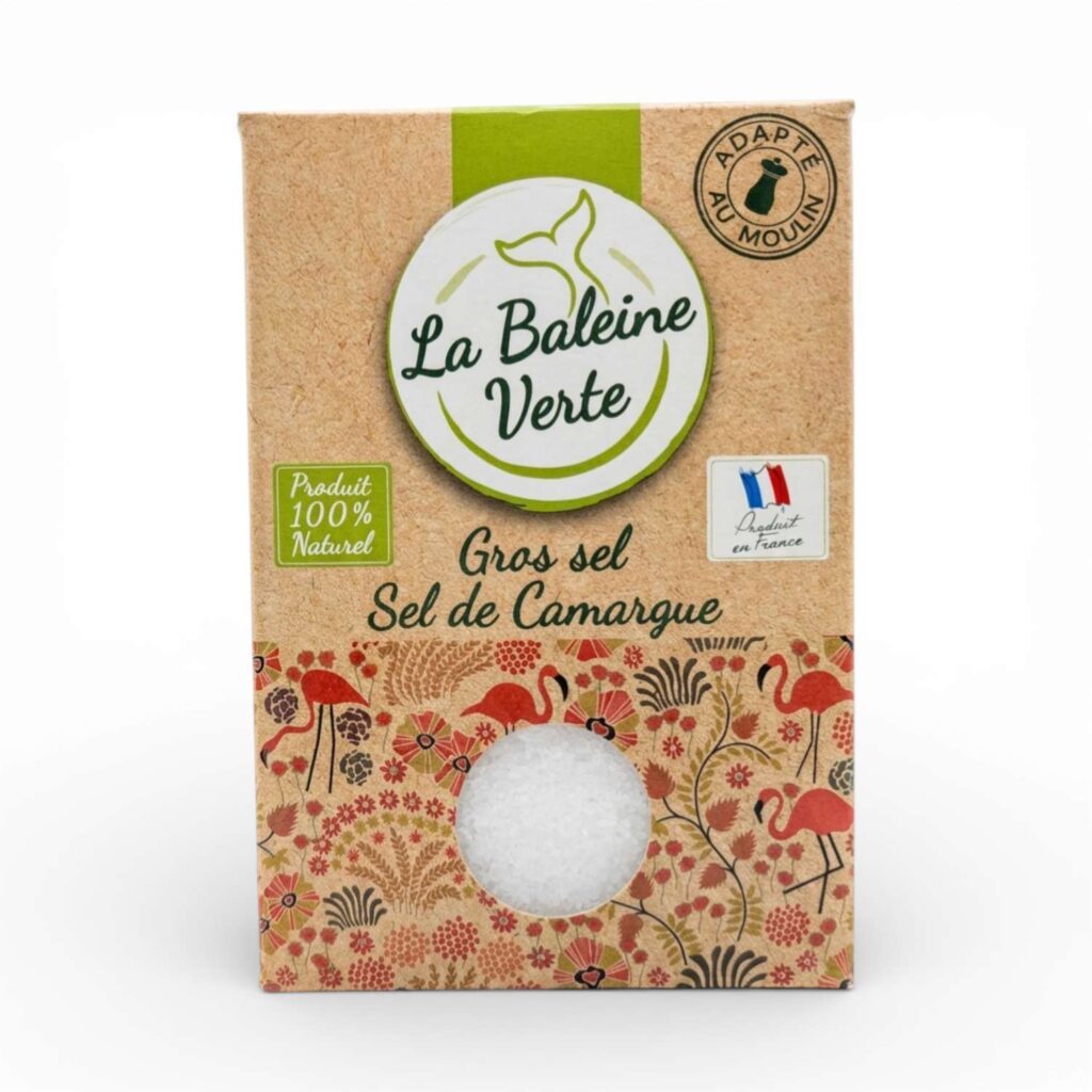 Gros sel de Camargue 1 kg La Baleine Verte