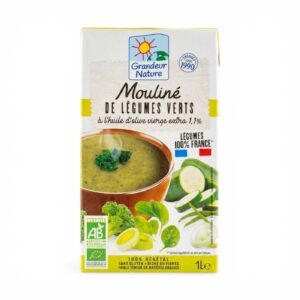 MOULINE DE LEGUMES VERTS DU POTAGER BIO 1L GRANDEUR NATURE