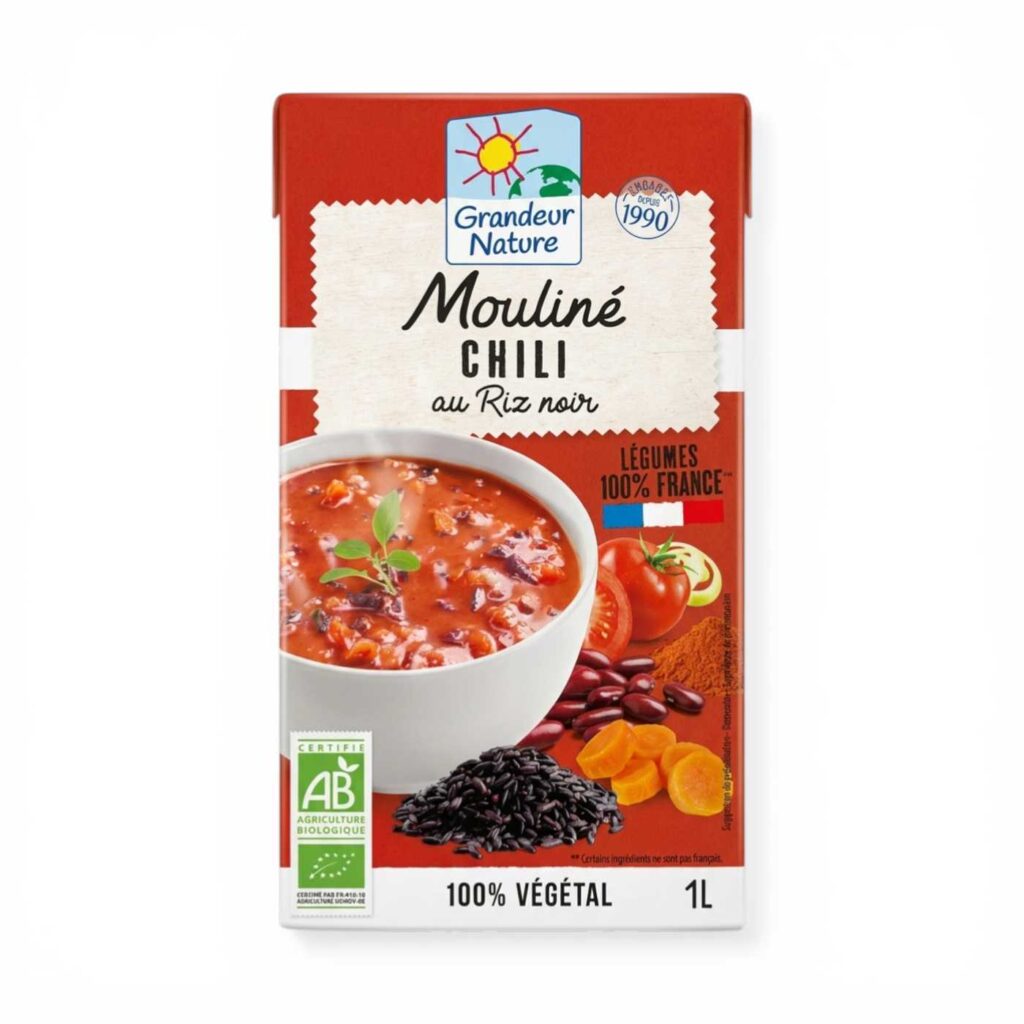 Mouline de Légumes Chili Riz Noir 1l Grandeur Nature