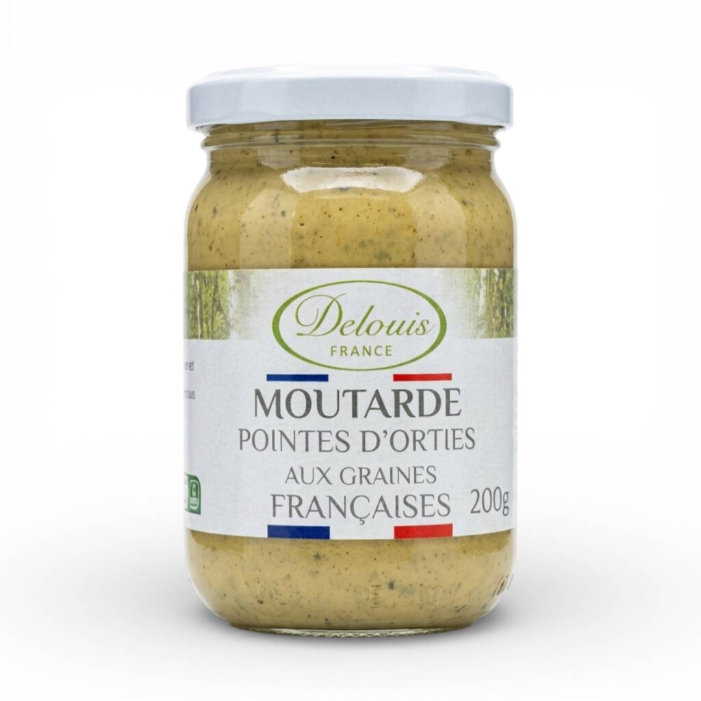 Moutarde à l'Ortie 200gr Delouis