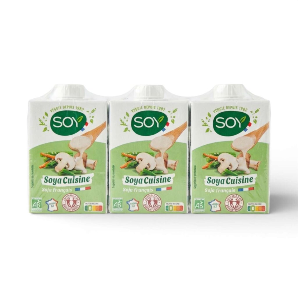 Crème Végétale Soja Cuisine 3X20Cl Soy