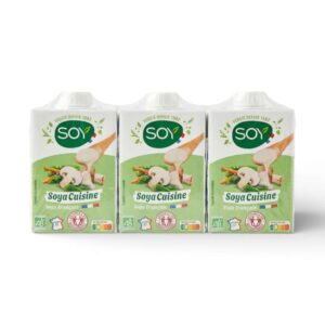 CREME VEGETALE SOJA CUISINE 3X20CL SOY