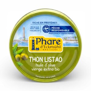 Émietté de thon mariné au citron vert et basilic 115 g Phare d’Eckmühl