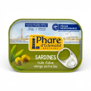 Sardines à l’huile d’olive 135 g Phare d’Eckmühl