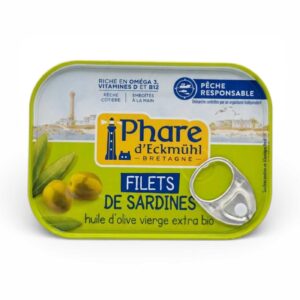 FILETS SARDINE HUILE OLIVE 100G PHARE ECKMUL
