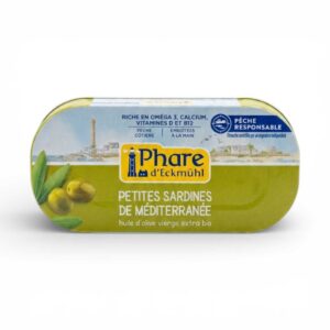 Petites sardines à l’huile d’olive 3 x 55 g Phare d’Eckmühl