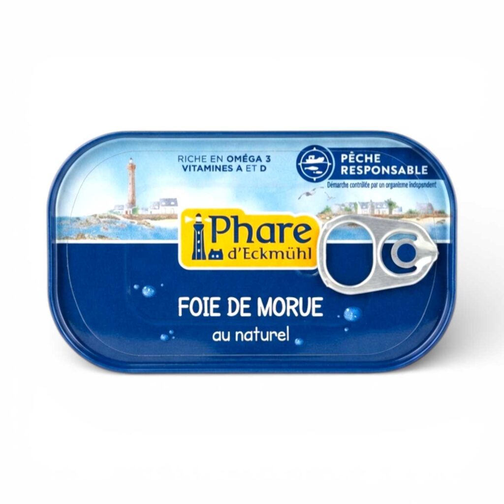 Foie de morue 121 g Phare d’Eckmühl