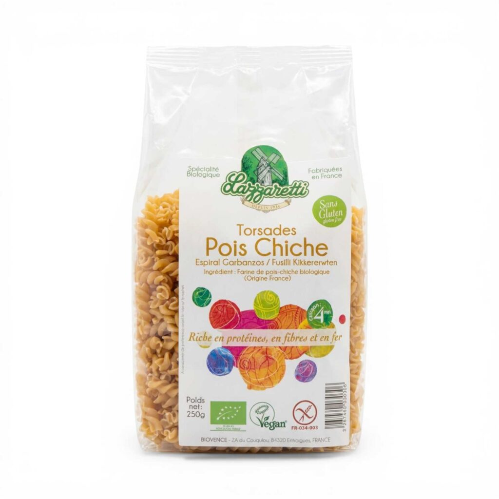 TORSADES POIS CHICHES 250GR LAZZARETTI