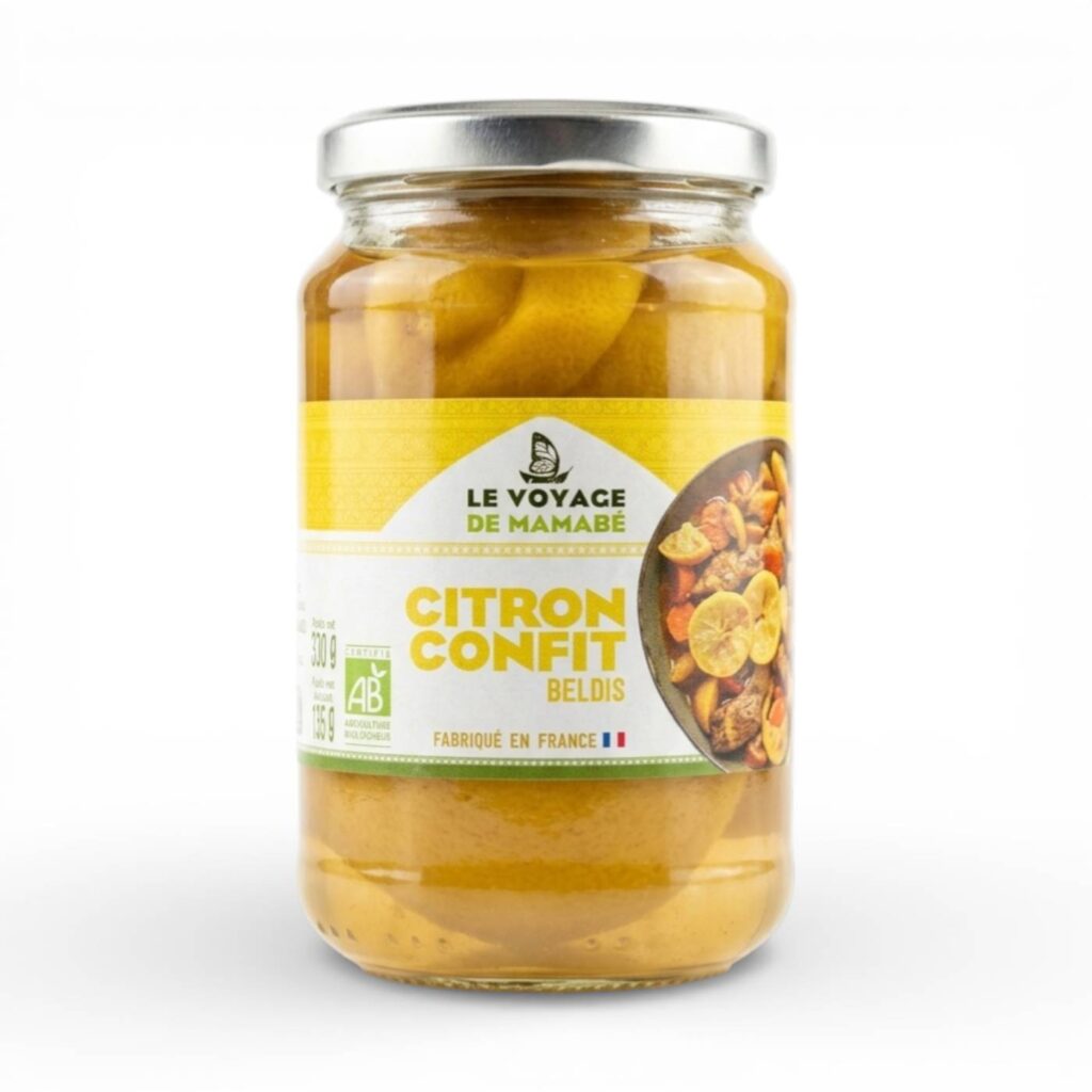 Citrons Confits 330gr le Voyage de Mamabe