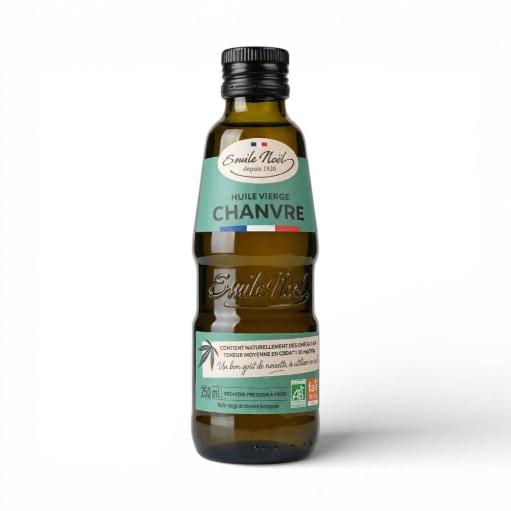 Huile vierge de chanvre bio 0,25 L Émile Noël