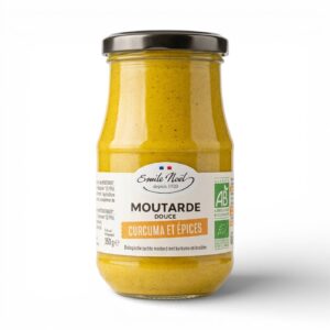 Moutarde douce curcuma épices 350 g Émile Noël