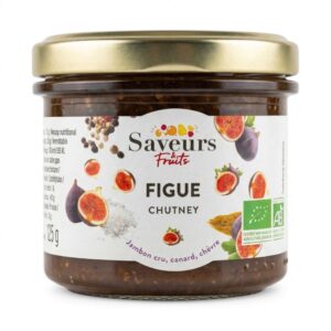 Chutney figue 125 g Saveurs et Fruits