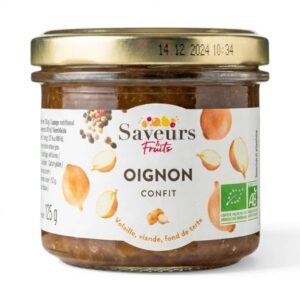 CONFIT D'OIGNONS 125GR SAVEURS ET FRUITS