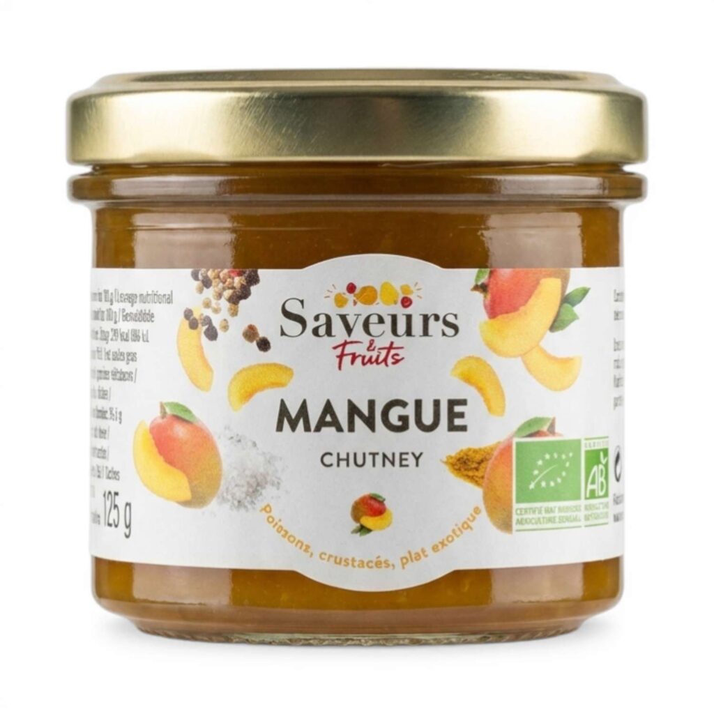 Chutney mangue 125 g Saveurs et Fruits