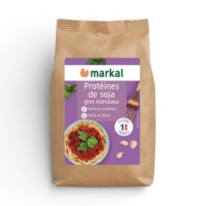 PROTEINES DE SOJA GROS MORCEAUX 175G MARKAL