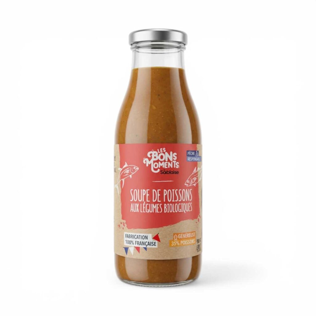 Soupe de poisson légumes 500 g La Sablaise