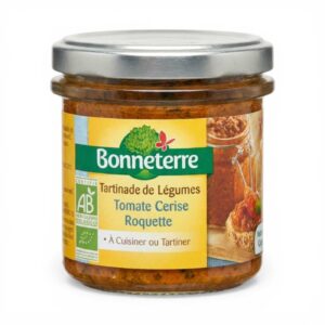 TARTINADE TOMATE ROQUETTE 135G BONNETERRE