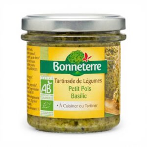 TARTINADE PETIT POIS BASILIC 135G BONNETERRE