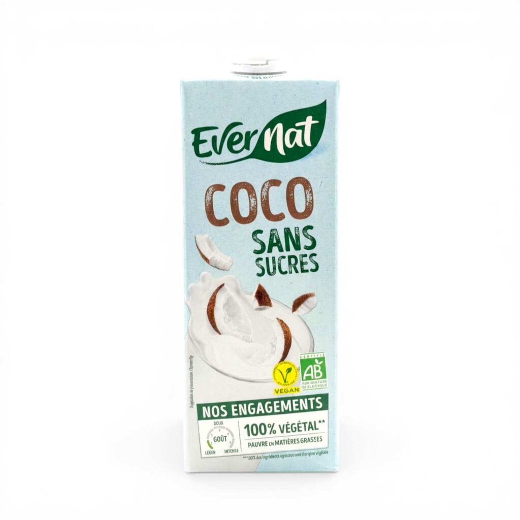 BOISSON DOUCEUR COCO SANS SUCRES 1L EVERNAT