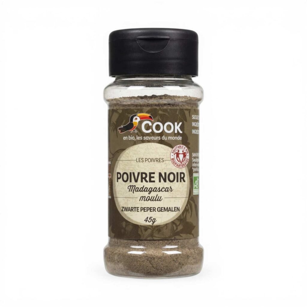 Poivre noir moulu 45 g Cook