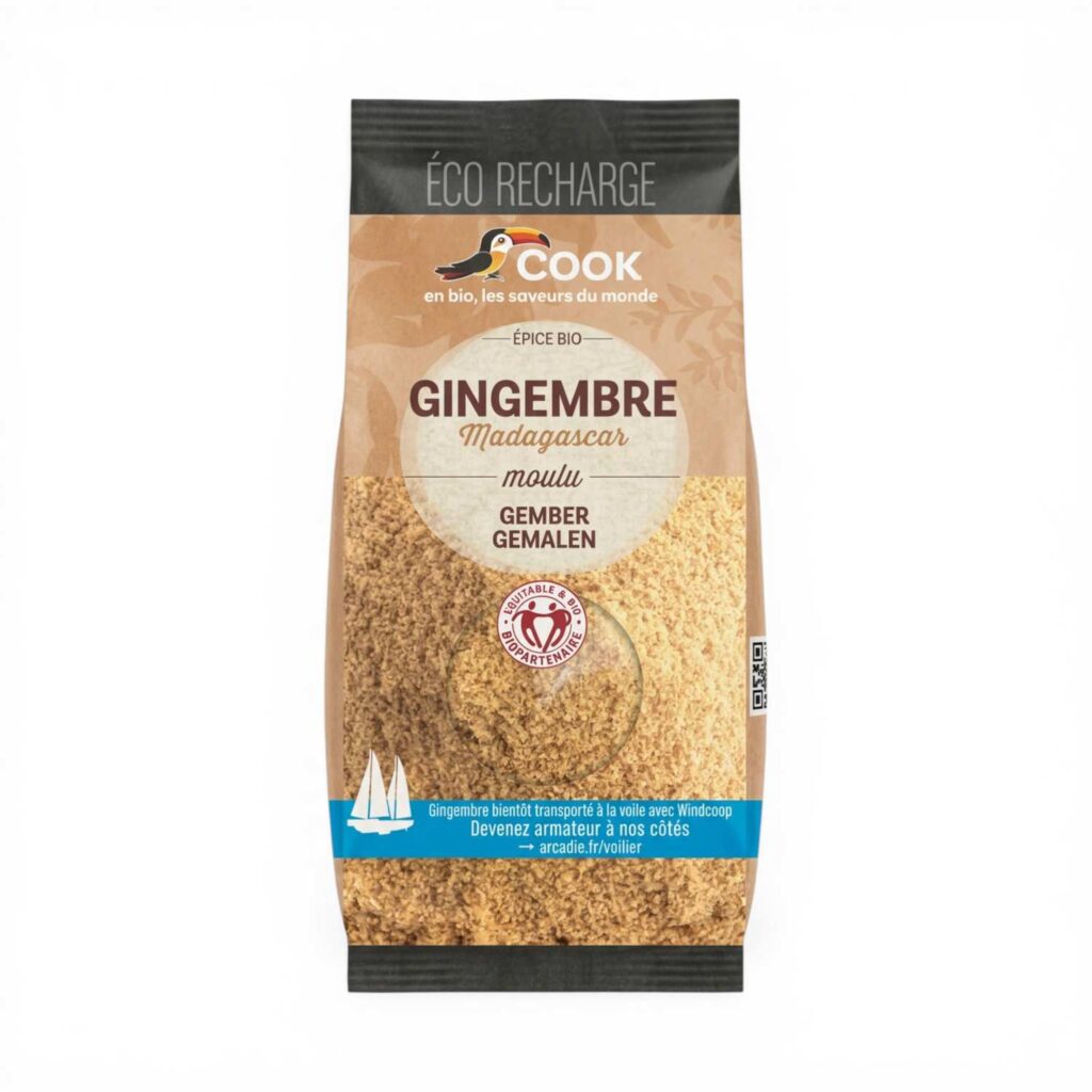 Recharge écologique de gingembre en poudre 30 g Cook
