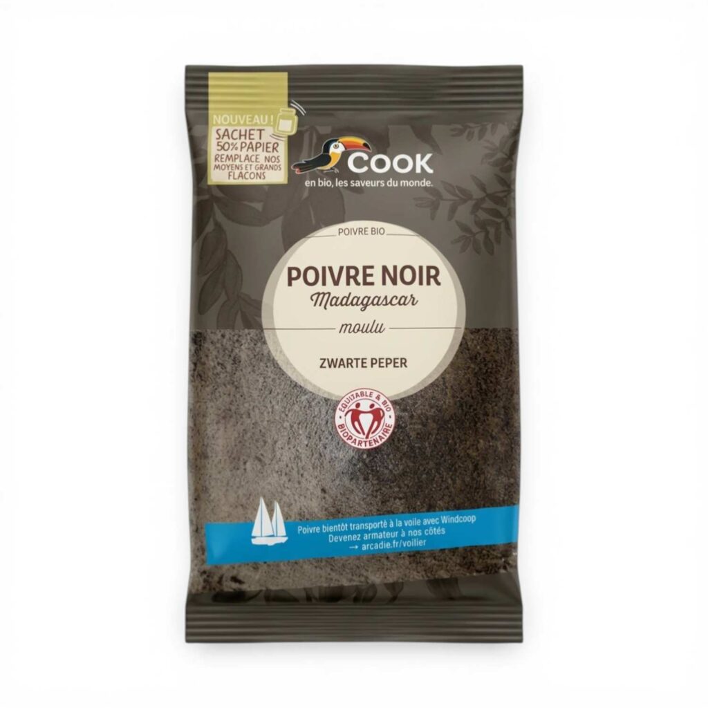 Poivre noir moulu 150 g Cook
