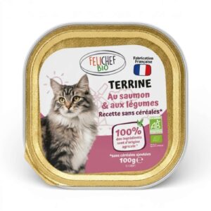TERRINE SAUMON LEGUMES CHAT 100GR FELICHEF