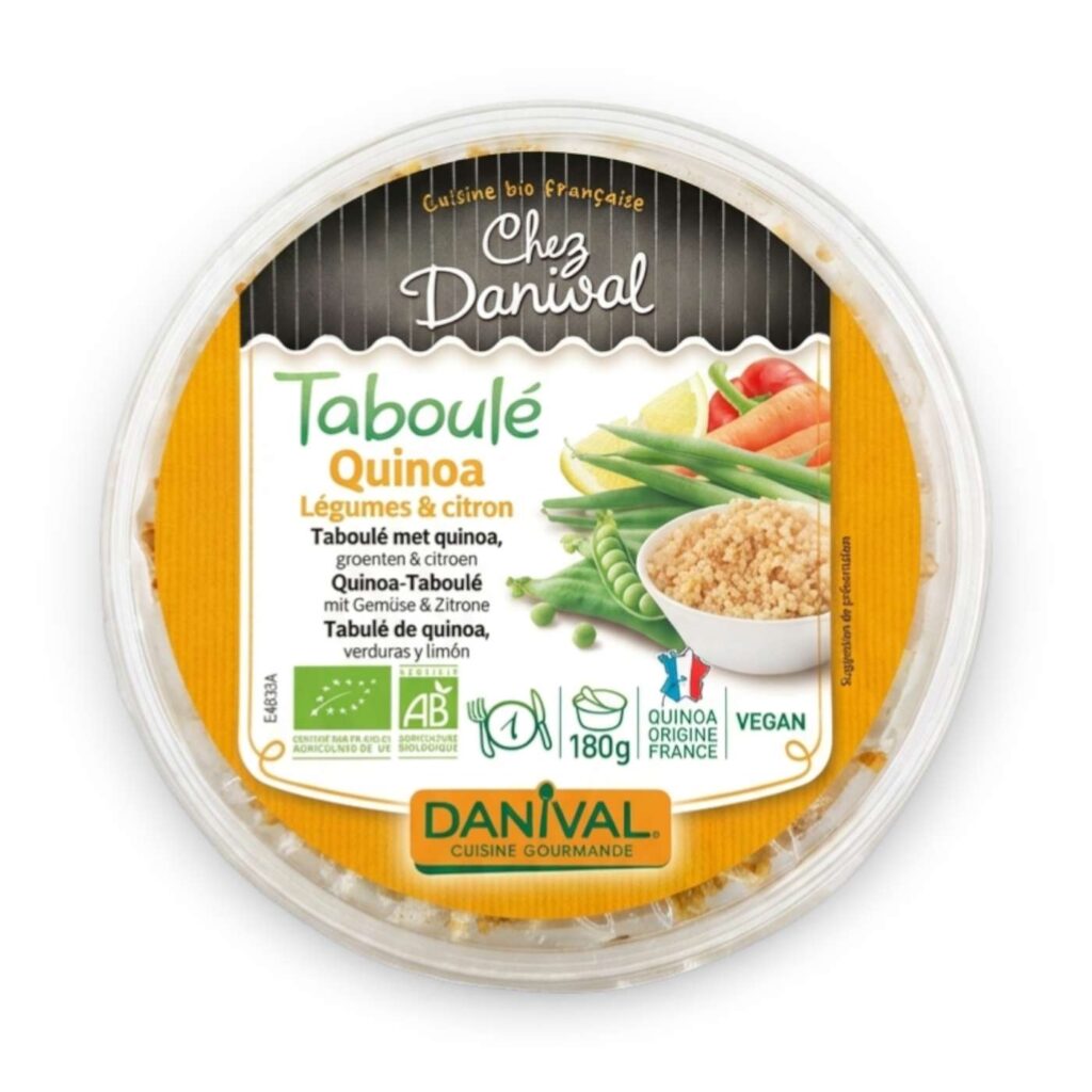 TABOULE QUINOA 180G DANIVAL