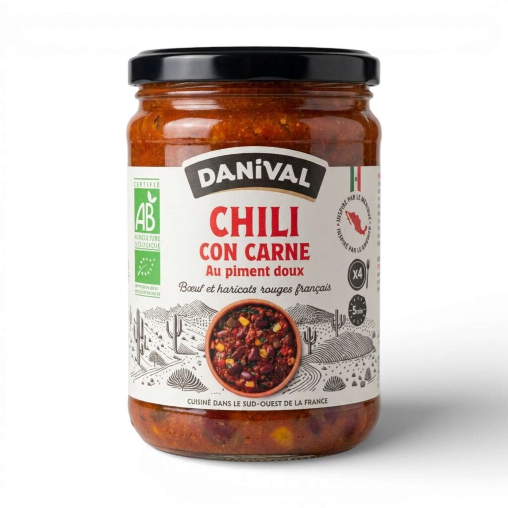 CHILI CON CARNE 525G DANIVAL