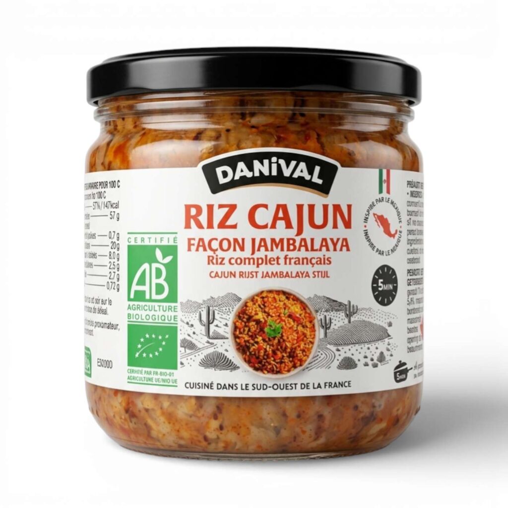 RIZ CAJUN FACON JAMBALAYA 320GR DANIVAL