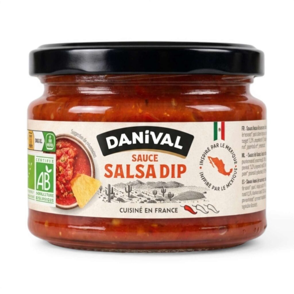 SAUCE SALSA DIP 250GR DANIVAL