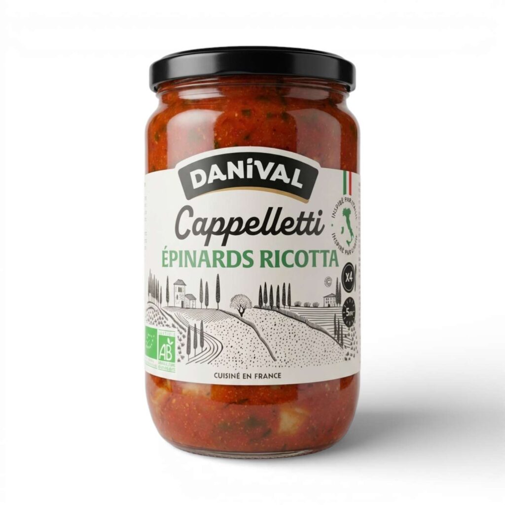 Cappelletti Ricotta Épinard 670gr Danival
