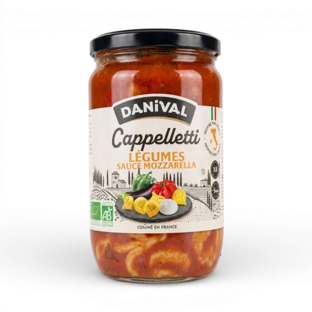CAPPELLETTI LEGUMES SAUCE ITALIENNE 670GR DANIVAL