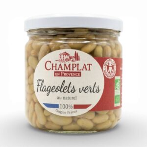 FLAGEOLETS VERTS AU NATUREL FRANCE 340GR FERME DE CHAMPLAT