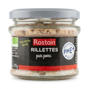 RILLETTE PUR PORC 180G ROSTAIN