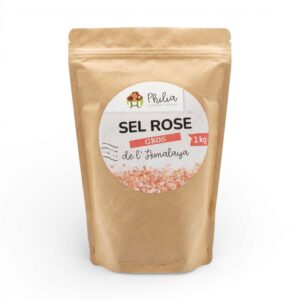 GROS SEL ROSE DE L'HIMALAYA 1KG PHILIA