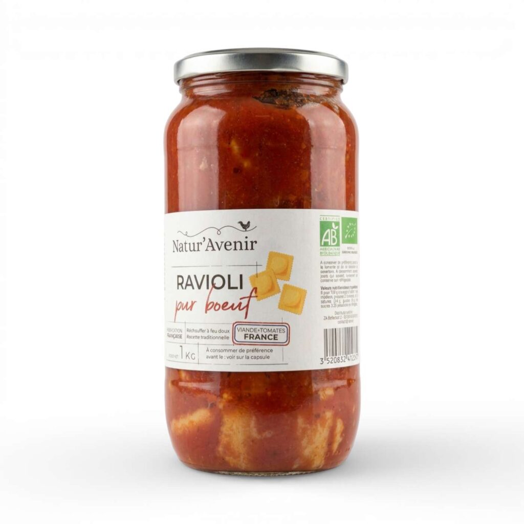 Raviolis pur bœuf 1 kg Philia