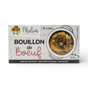 BOUILLON DE BOEUF CUBES 66G PHILIA