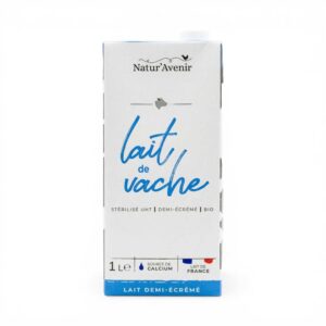LAIT 1/2 ECREME BRIQUE 1L NATUR'AVENIR