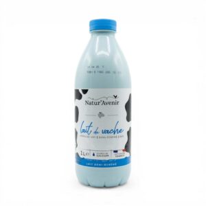 LAIT DE VACHE UHT 1/2 ECREME FRANCE 1L NATUR AVENIR