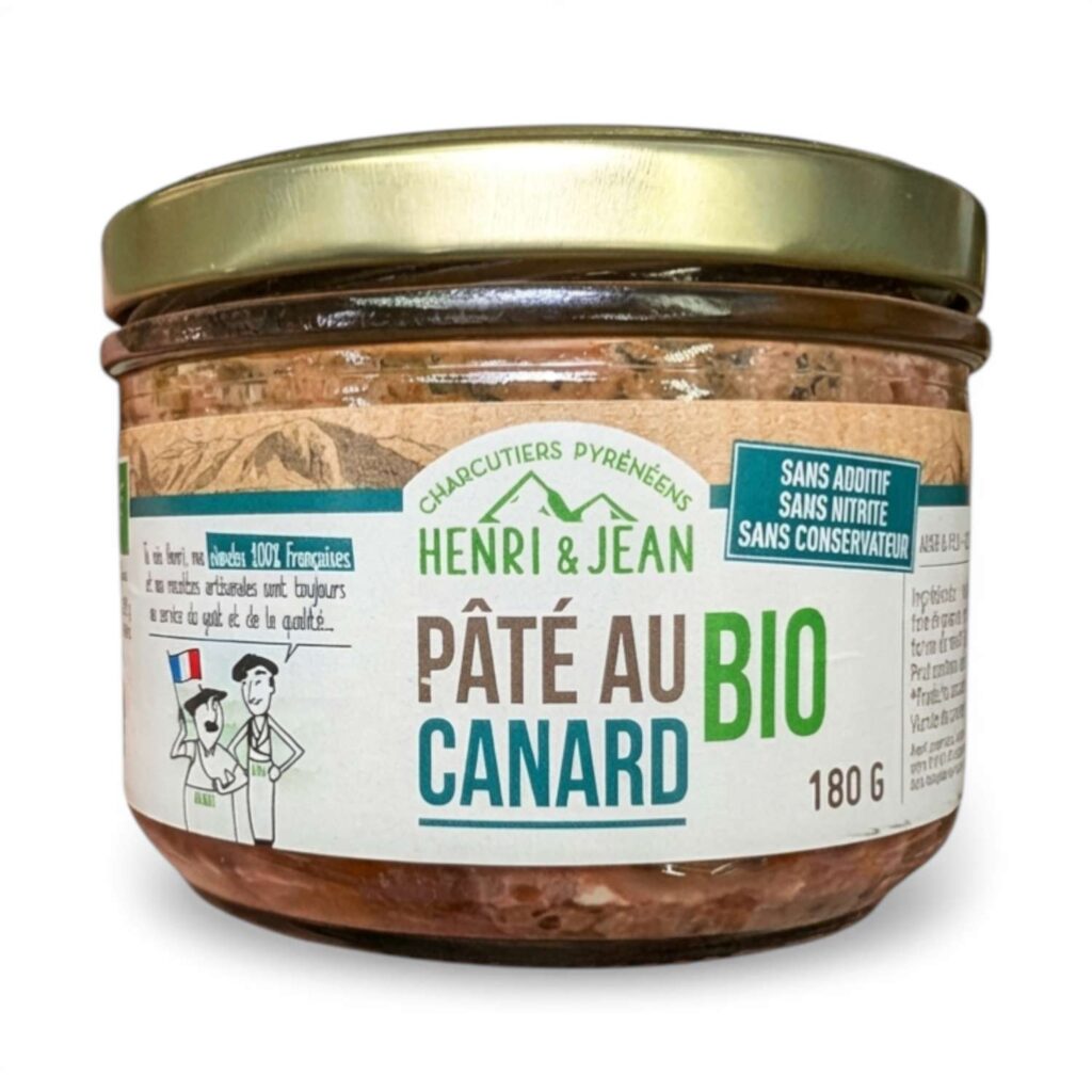 PATE AU CANARD 180GR HENRI ET JEAN